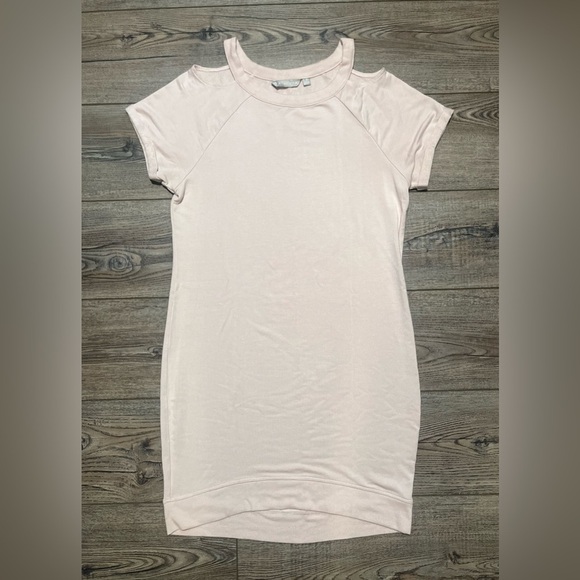 Athleta small summer dress blush pink Athleisure fancy - Picture 3 of 4